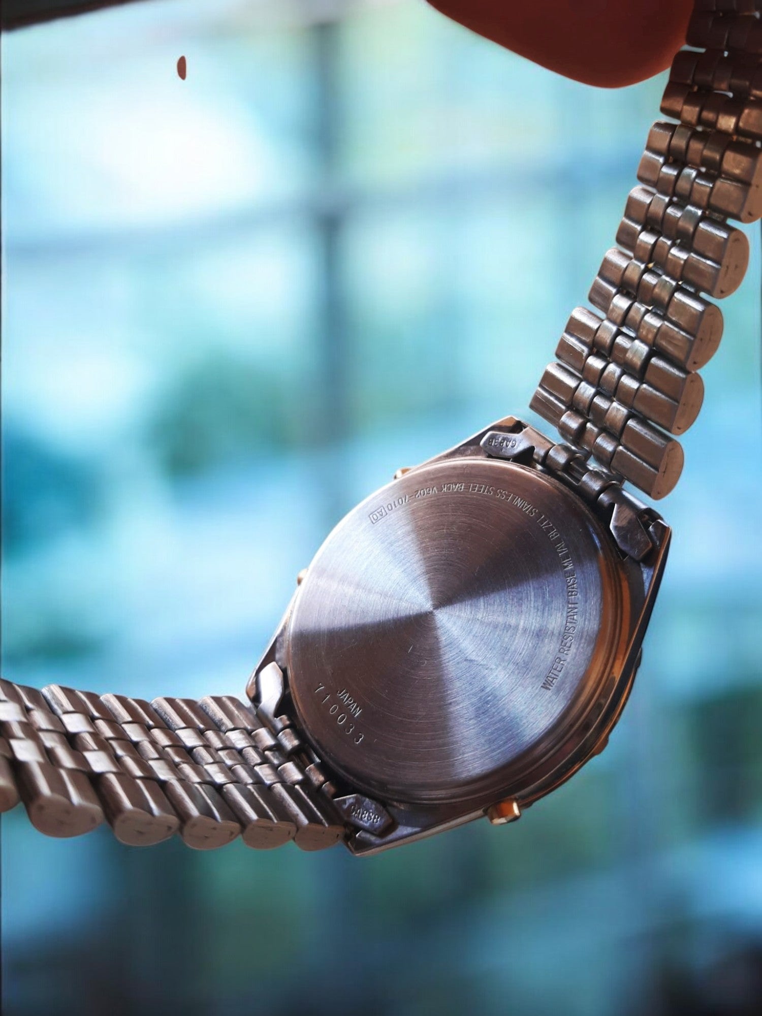 Seiko Alba Quartz World Time V602-7010 del 1996, bicolore