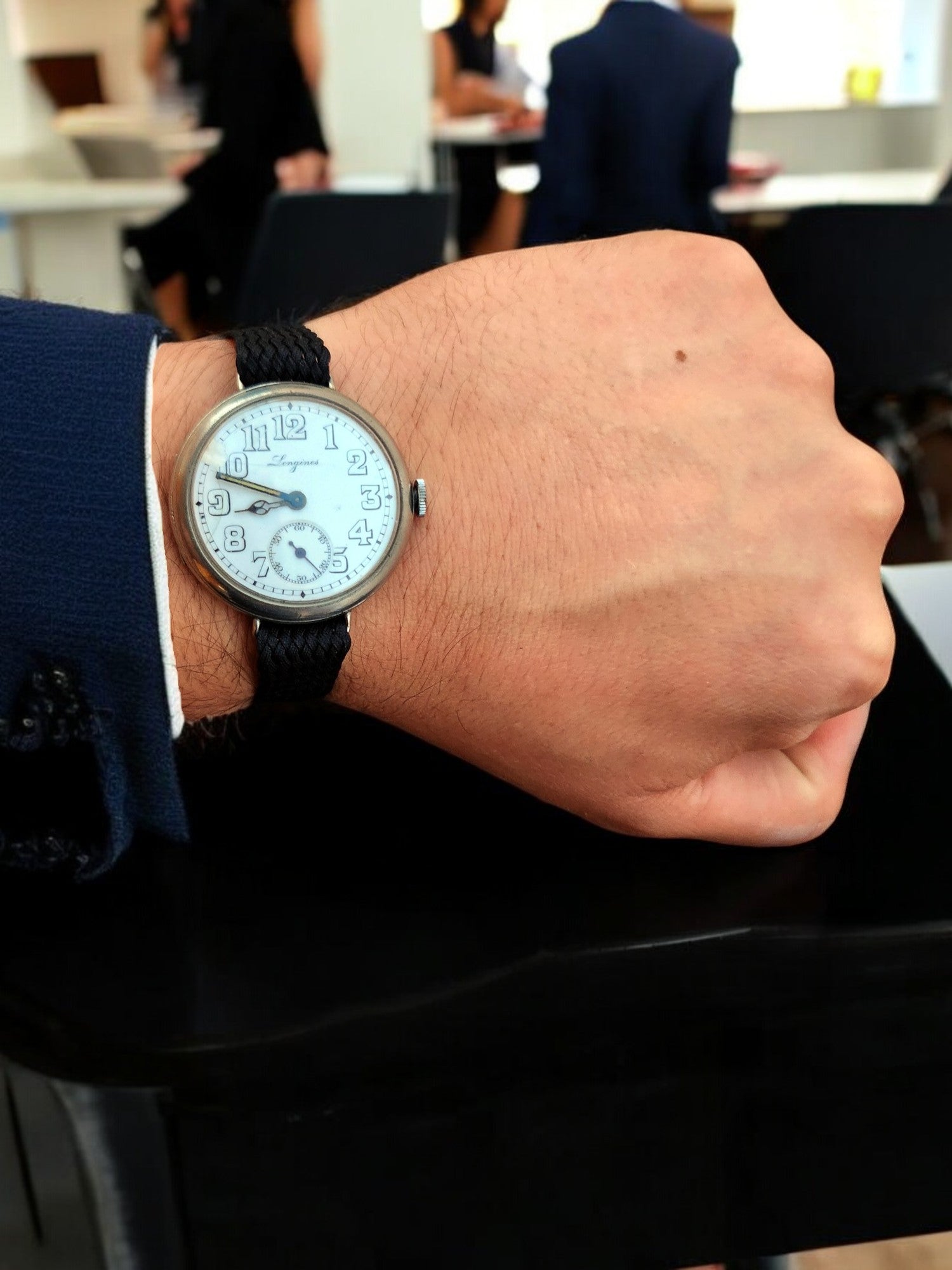 Longines centenário primeira Guerra mundial Trench Watch from World War I Porcelana