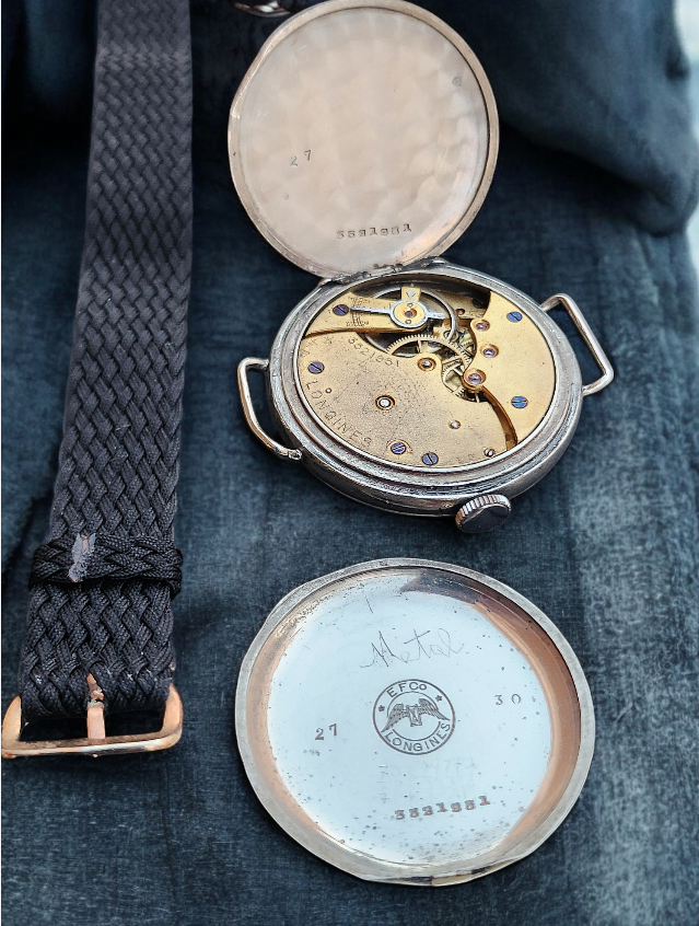 Longines centenário primeira Guerra mundial Trench Watch from World War I Porcelana
