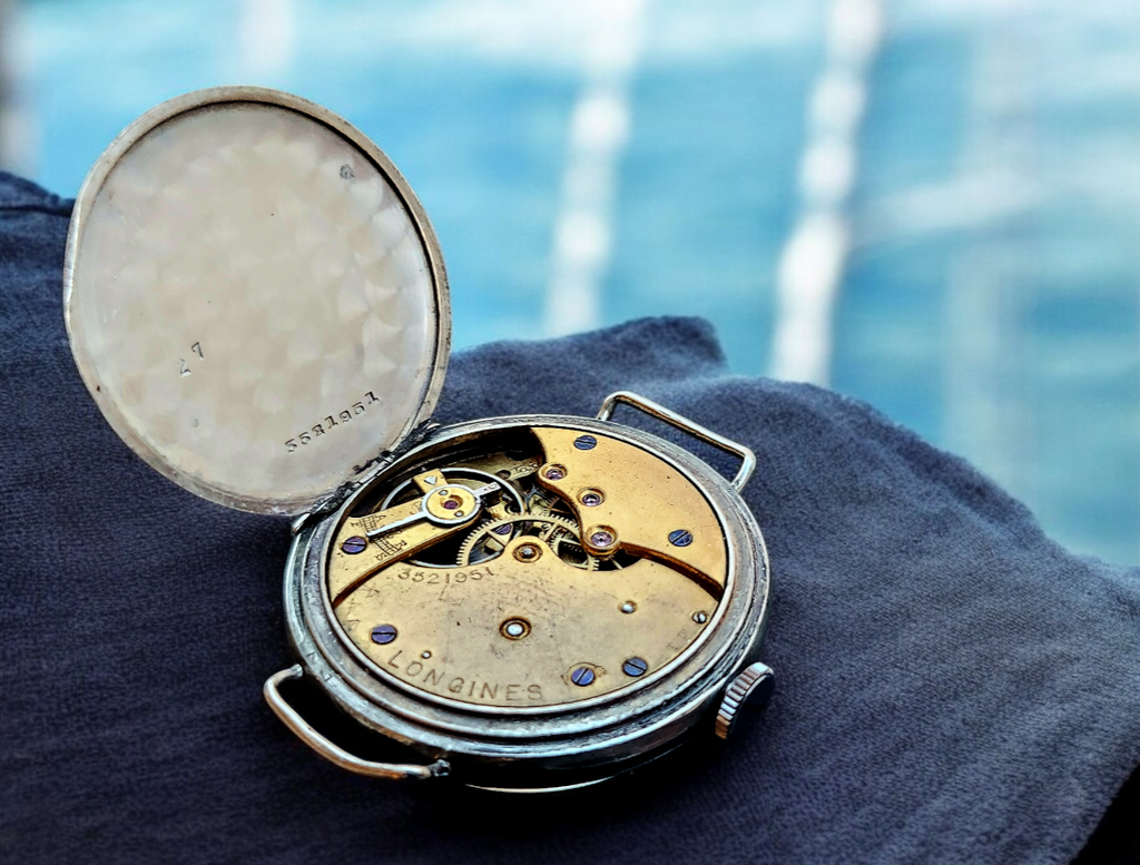 Longines centenário primeira Guerra mundial Trench Watch from World War I Porcelana