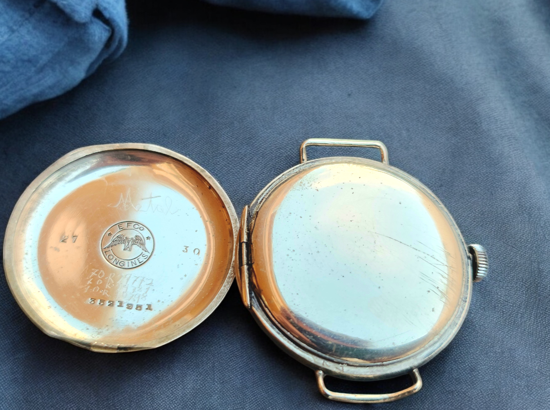 Longines centenário primeira Guerra mundial Trench Watch from World War I Porcelana