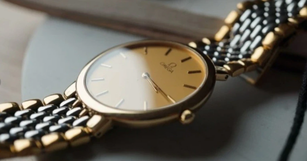 Omega de ville gold and rare vintage steal