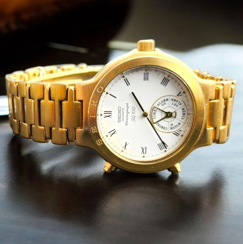 Exclusive Brand New Vintage Seiko SQ  Chronograph – Dancing Hands