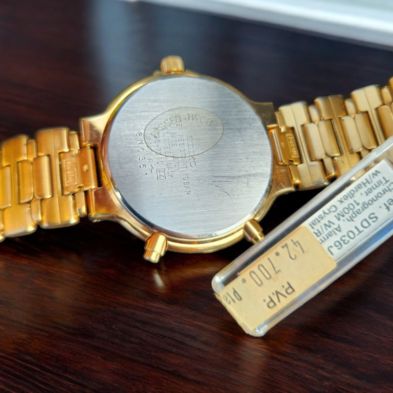 Exclusive Brand New Vintage Seiko SQ  Chronograph – Dancing Hands