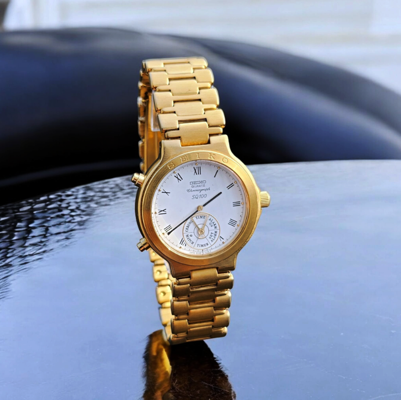 Exclusive Brand New Vintage Seiko SQ  Chronograph – Dancing Hands