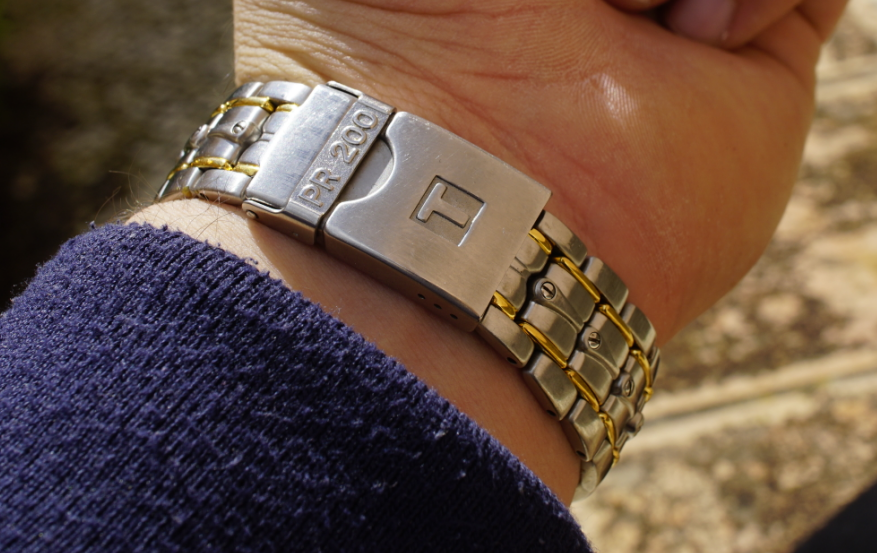 Tissot PR 200 – Swiss Elegance with Dual-Tone Bracelet & Sapphire Crystal