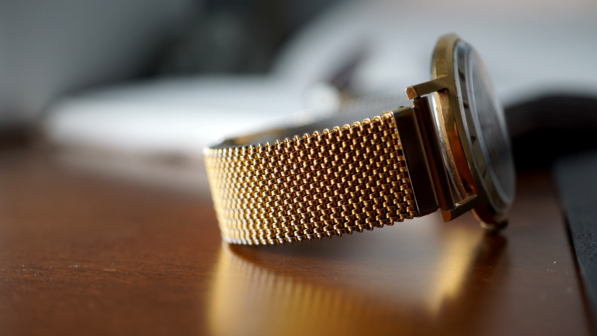 oris goldplated  Vintage Champagne Dial – Relógio Mecânico 17 Jewels