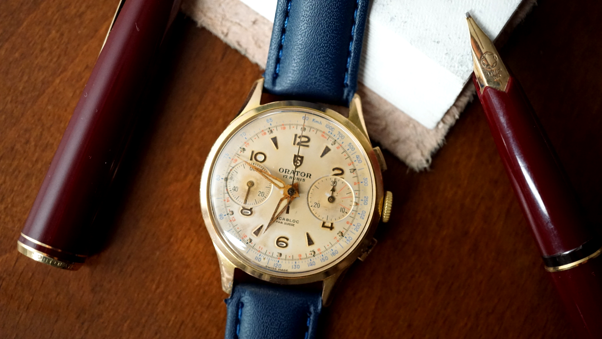 Orator chronograph champagne Tropical Gentlemen