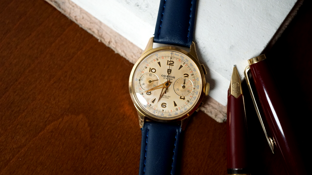 Orator chronograph champagne Tropical Gentlemen