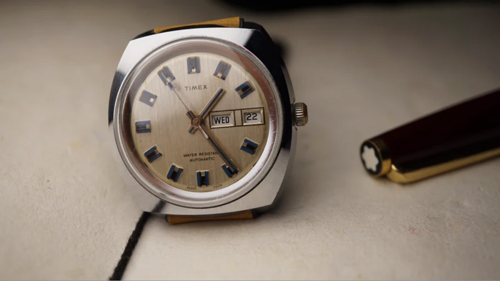 Timex Automatic Vintage 1970s – Made in Portugal Case Fama Elegance