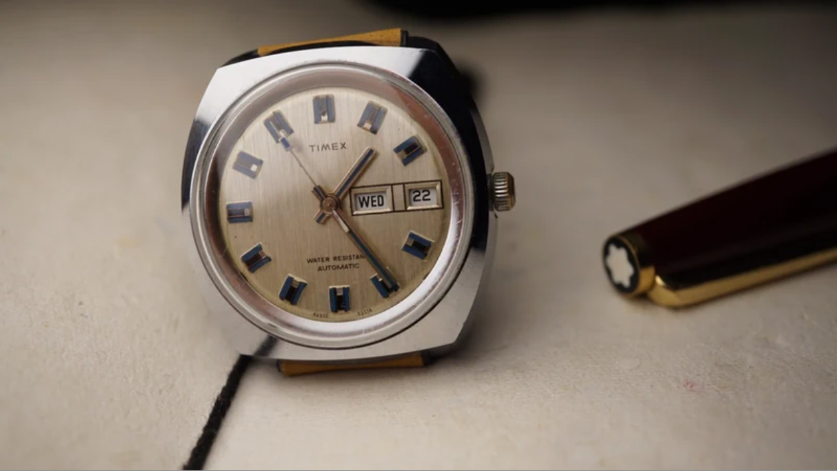 Timex Automatic Vintage 1970s – Made in Portugal Case Fama Elegance