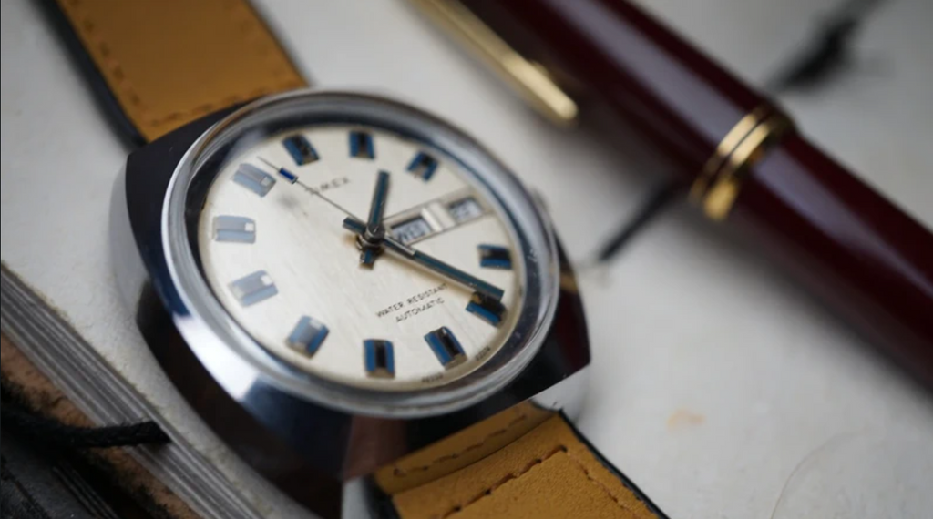 Timex Automatic Vintage 1970s – Made in Portugal Case Fama Elegance