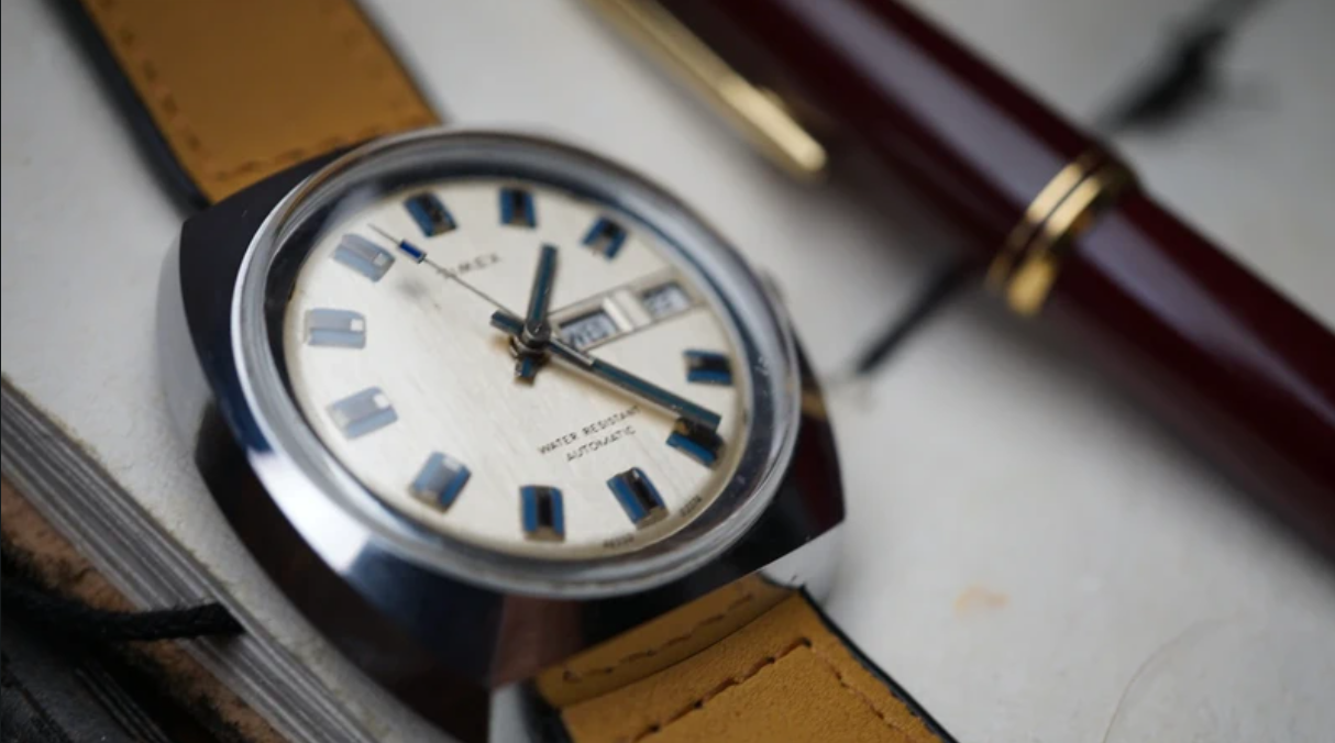 Timex Automatic Vintage 1970s – Made in Portugal Case Fama Elegance