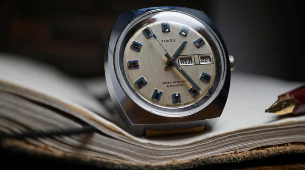Timex Automatic Vintage 1970s – Made in Portugal Case Fama Elegance