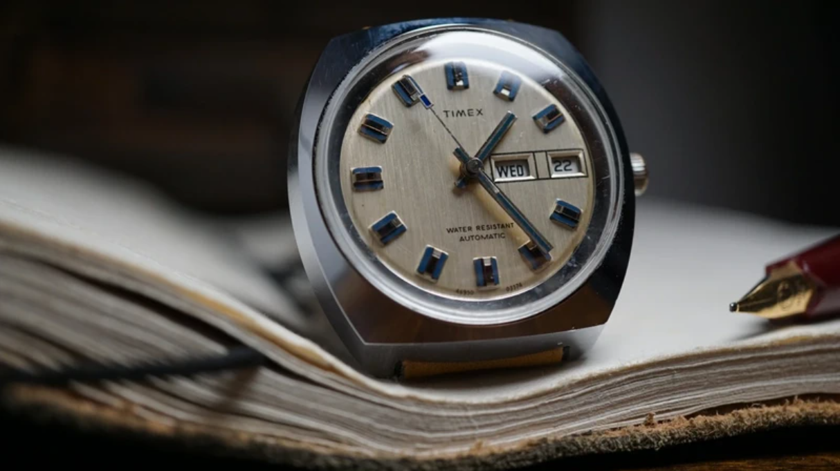 Timex Automatic Vintage 1970s – Made in Portugal Case Fama Elegance