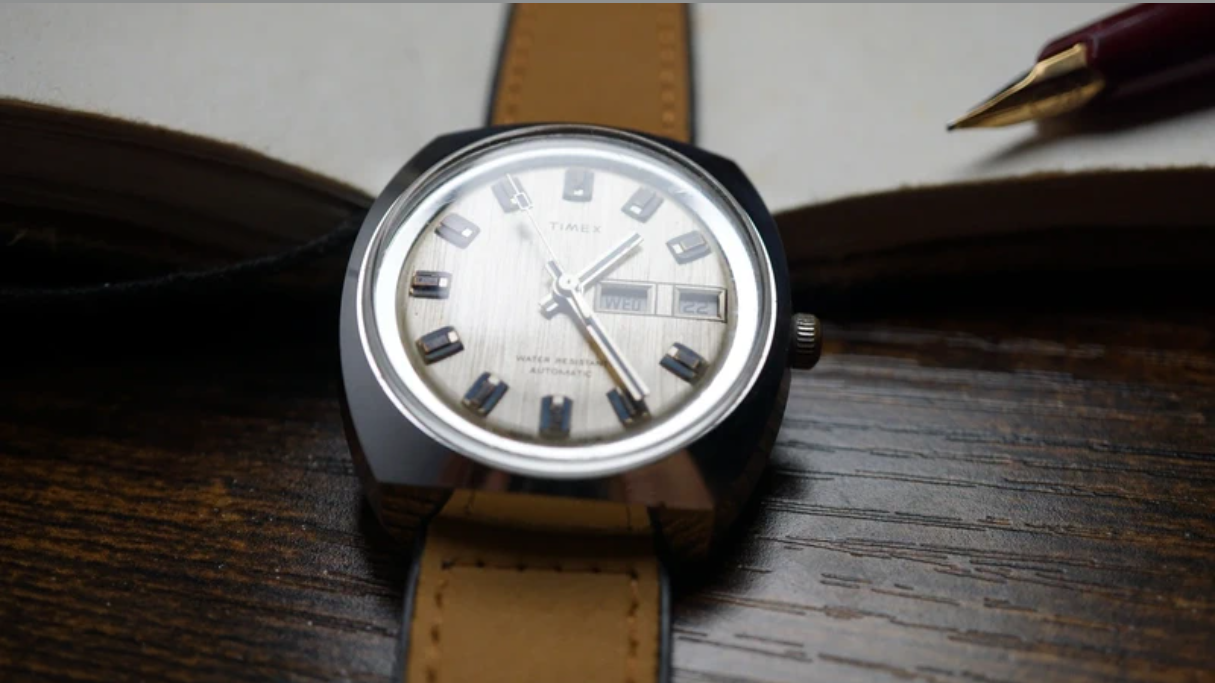 Timex Automatic Vintage 1970s – Made in Portugal Case Fama Elegance