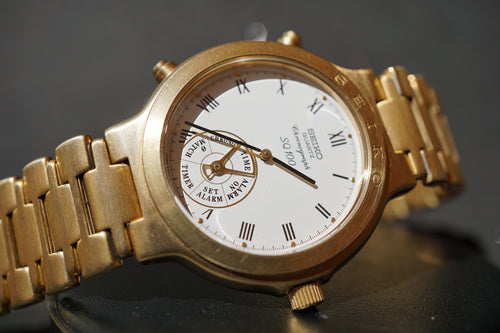 Exclusive Brand New Vintage Seiko SQ  Chronograph – Dancing Hands