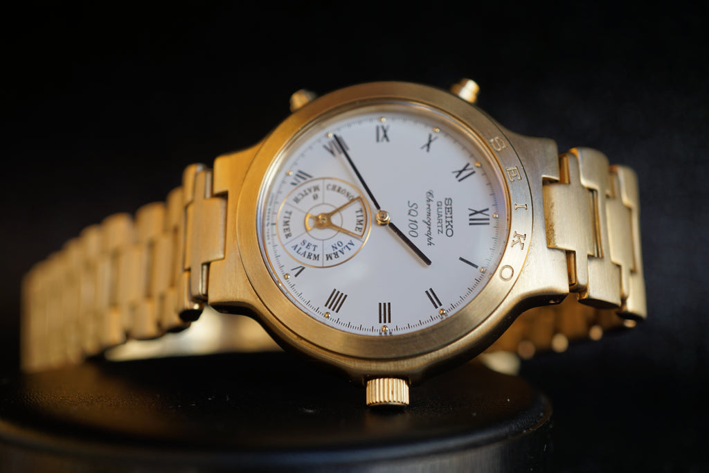 Exclusive Brand New Vintage Seiko SQ  Chronograph – Dancing Hands