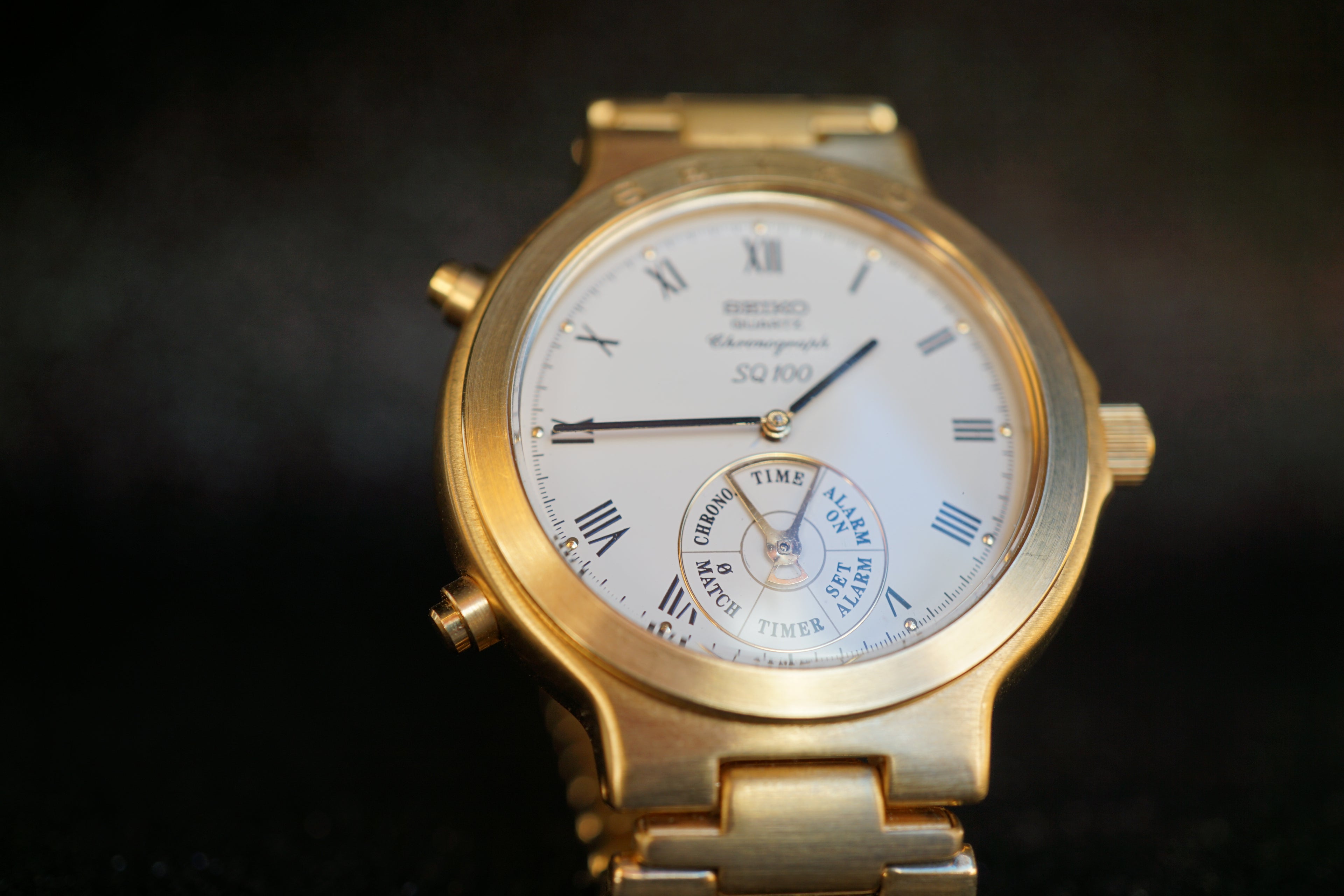 Exclusive Brand New Vintage Seiko SQ  Chronograph – Dancing Hands