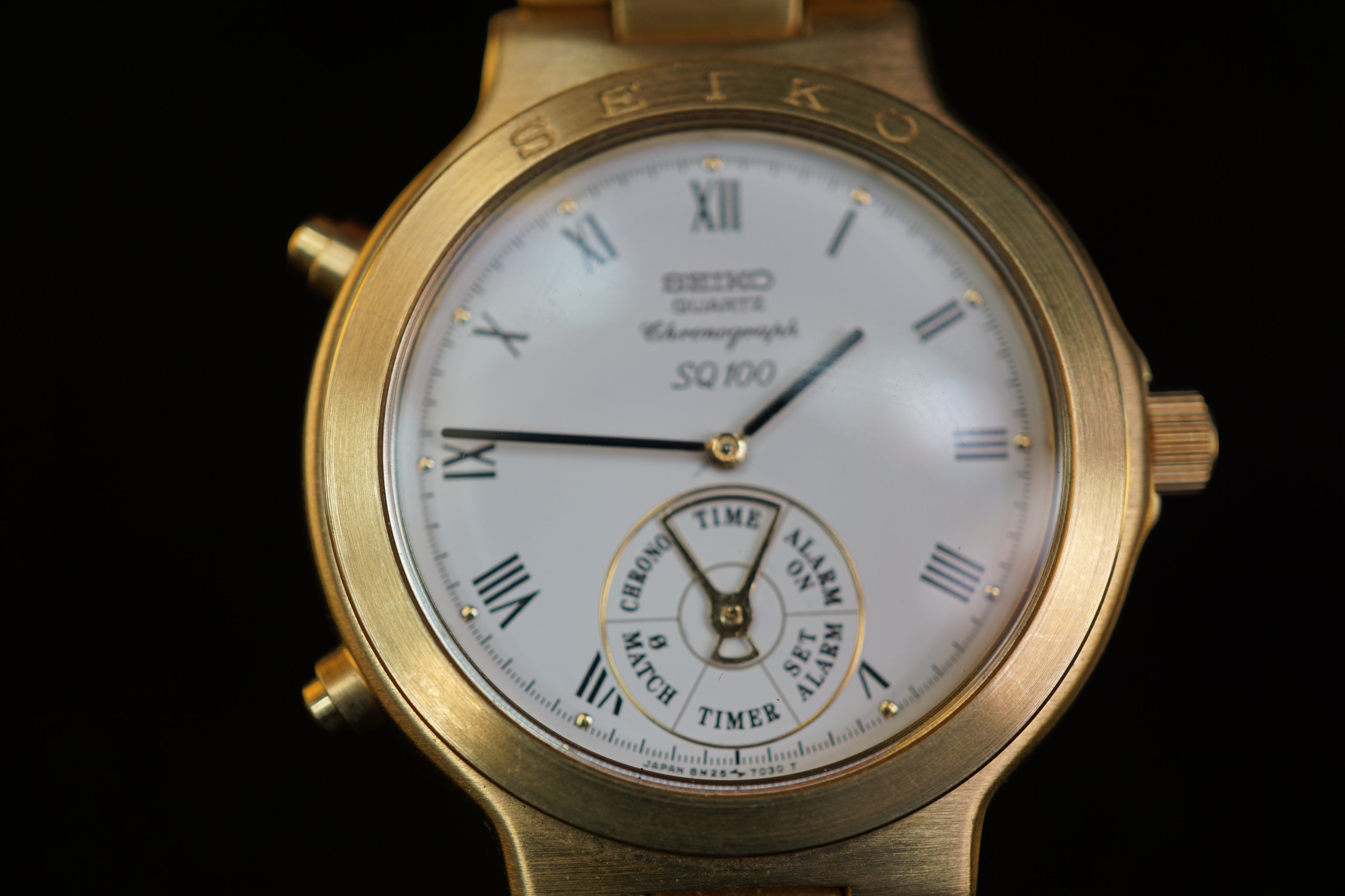 Exclusive Brand New Vintage Seiko SQ  Chronograph – Dancing Hands