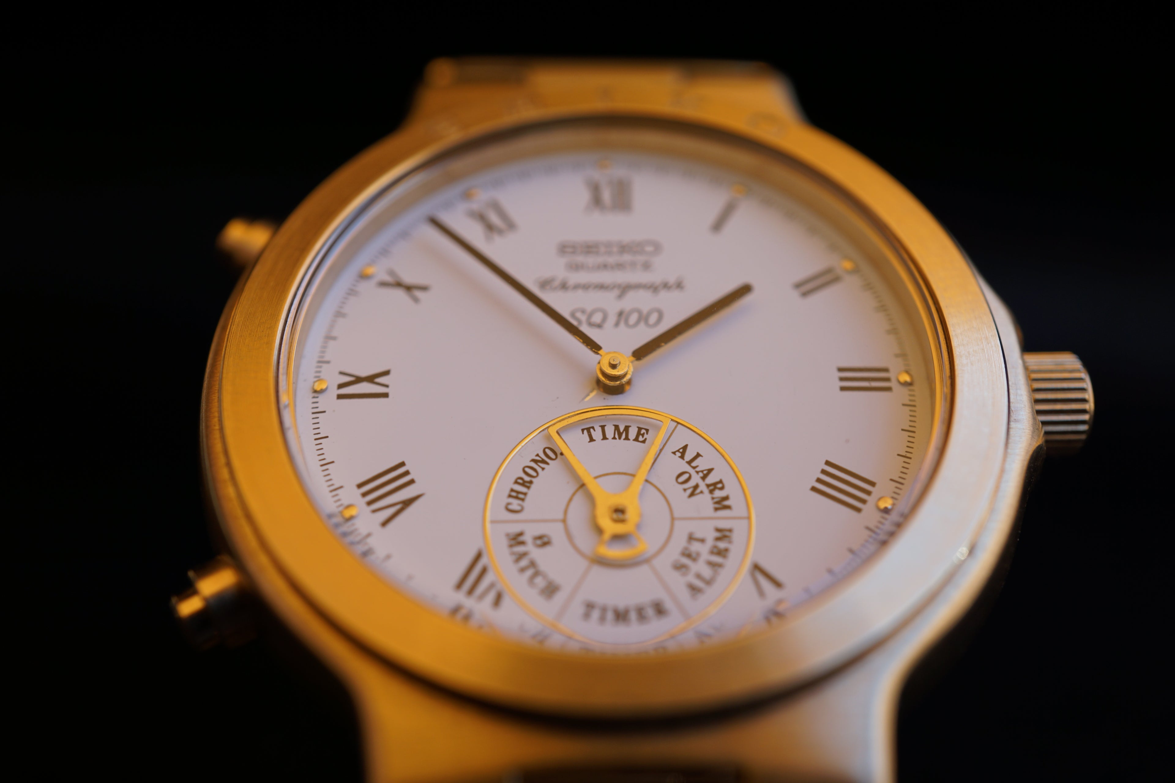 Exclusive Brand New Vintage Seiko SQ  Chronograph – Dancing Hands