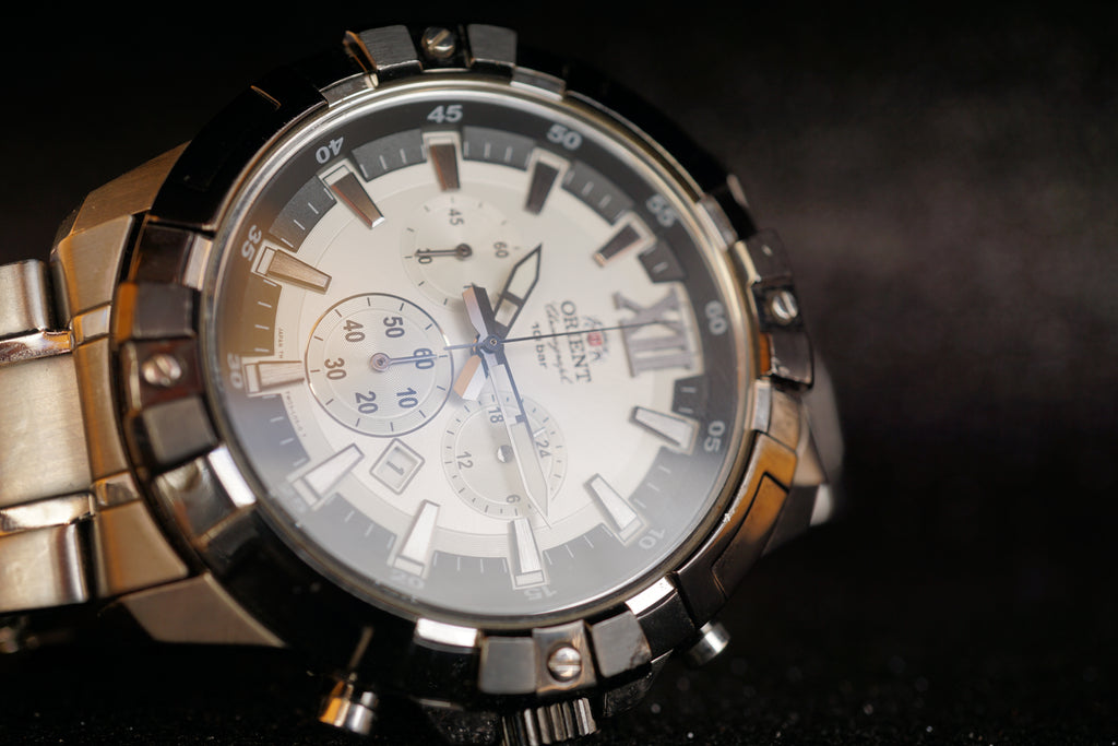 Orient chonograph dual Tone black Summer edition