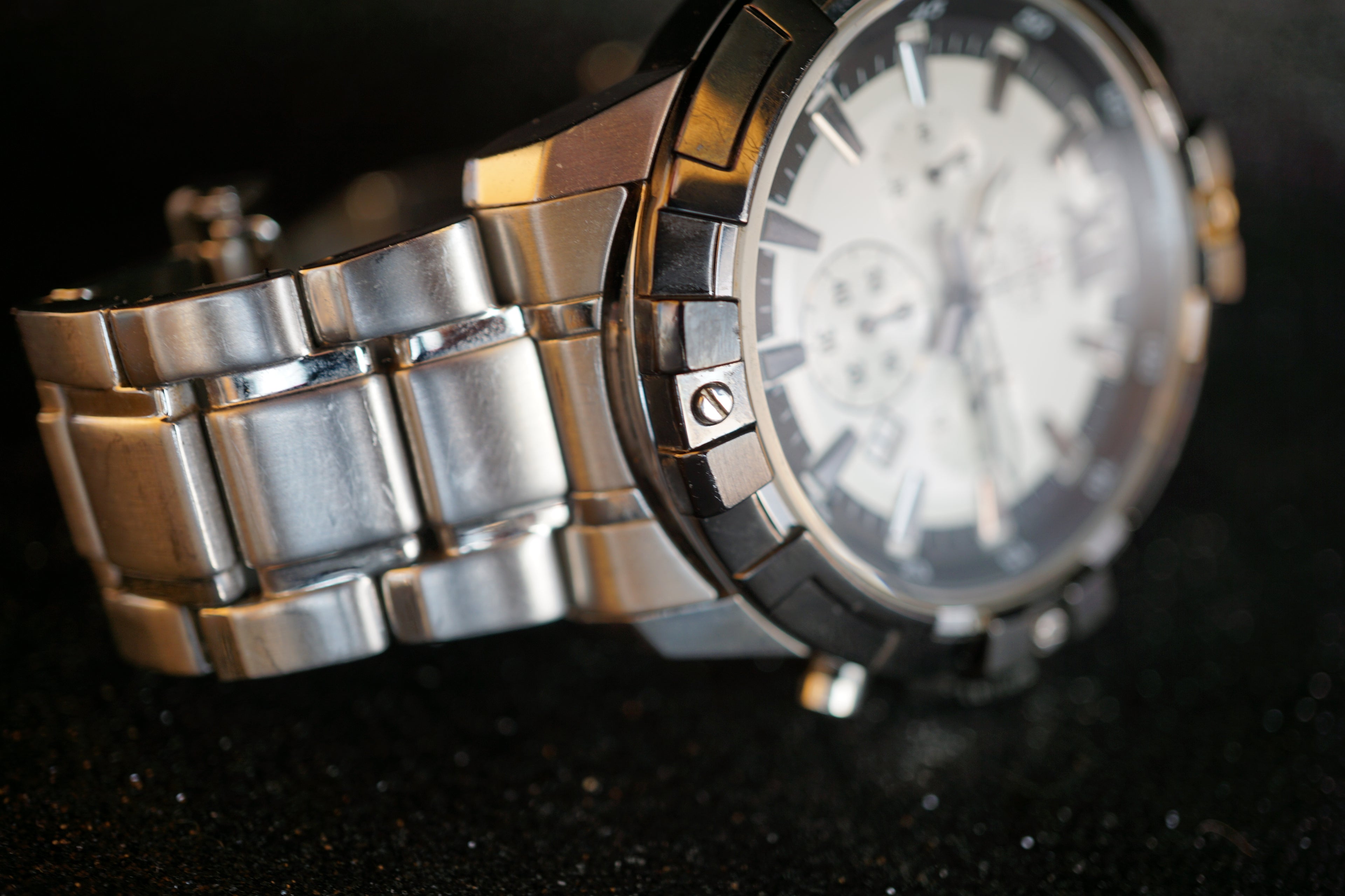 Orient chonograph dual Tone black Summer edition