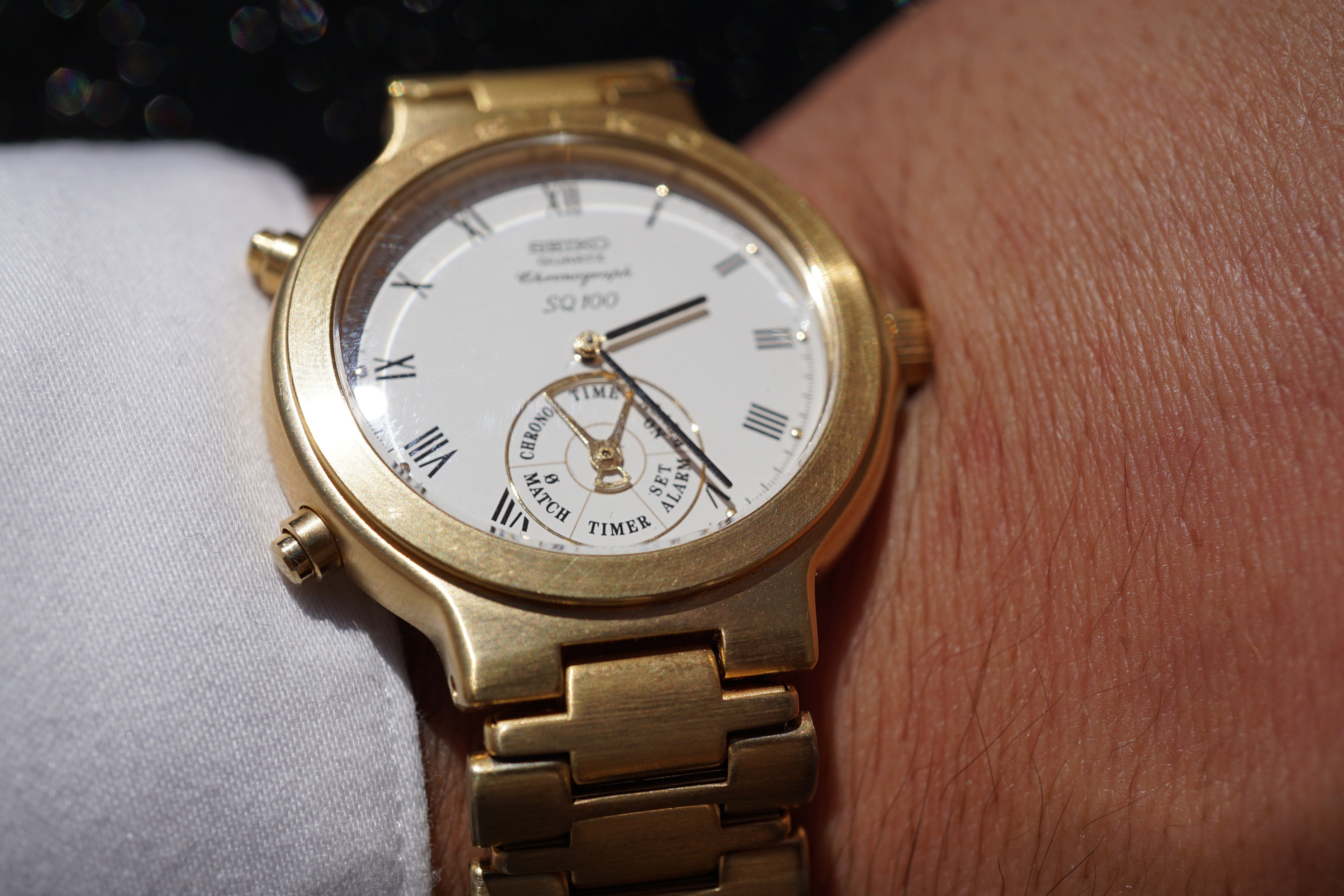 Exclusive Brand New Vintage Seiko SQ  Chronograph – Dancing Hands