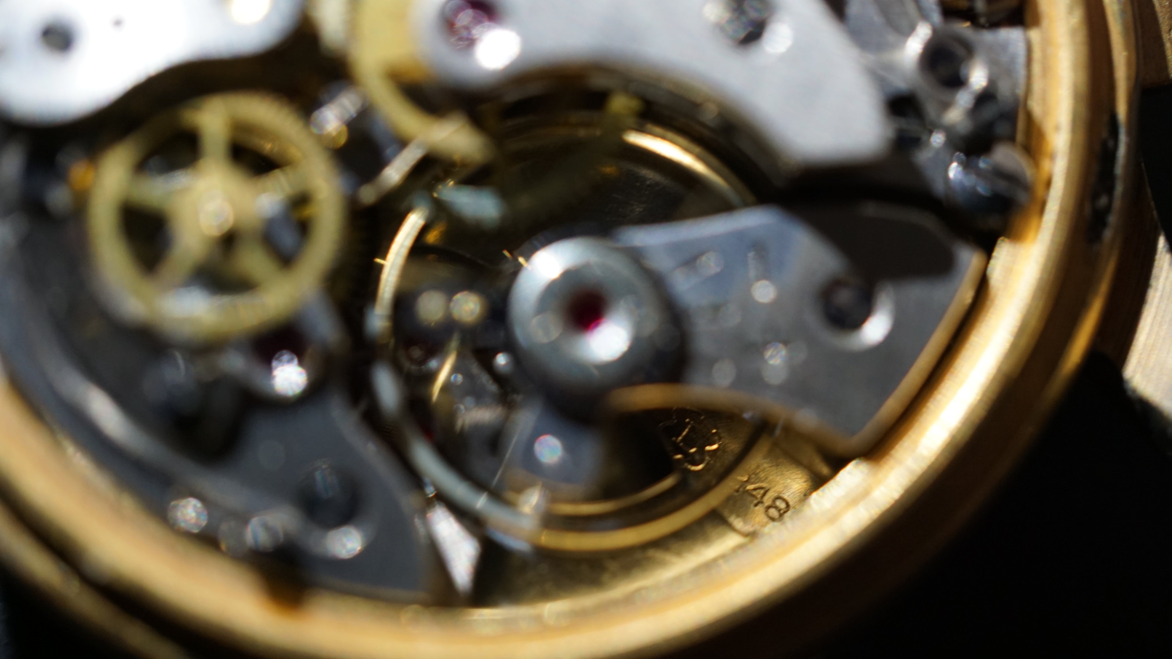 Chronograph swiss Incabloc telemeter Pilot 50s Benmore