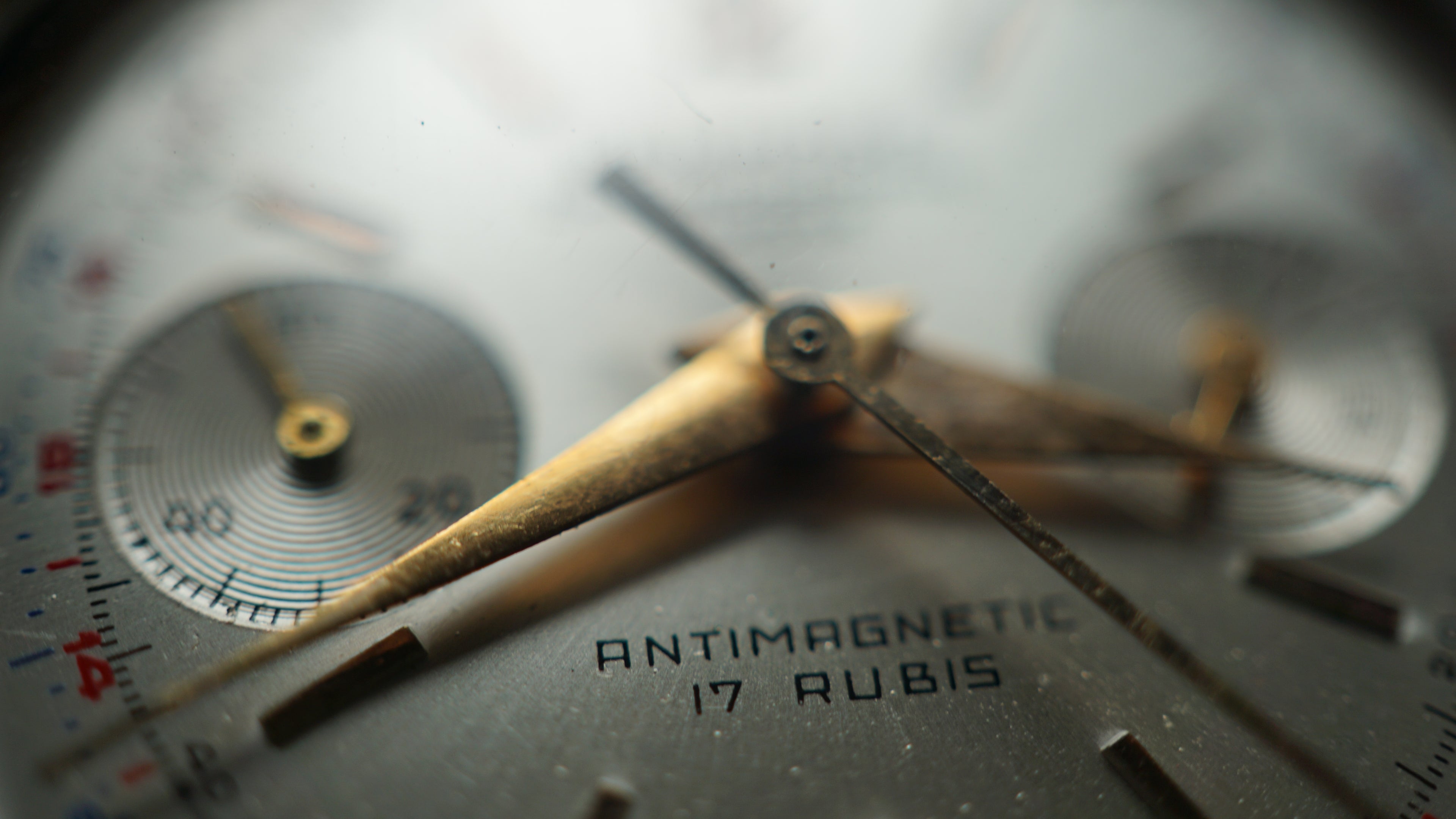 Chronograph swiss Incabloc telemeter Pilot 50s Benmore