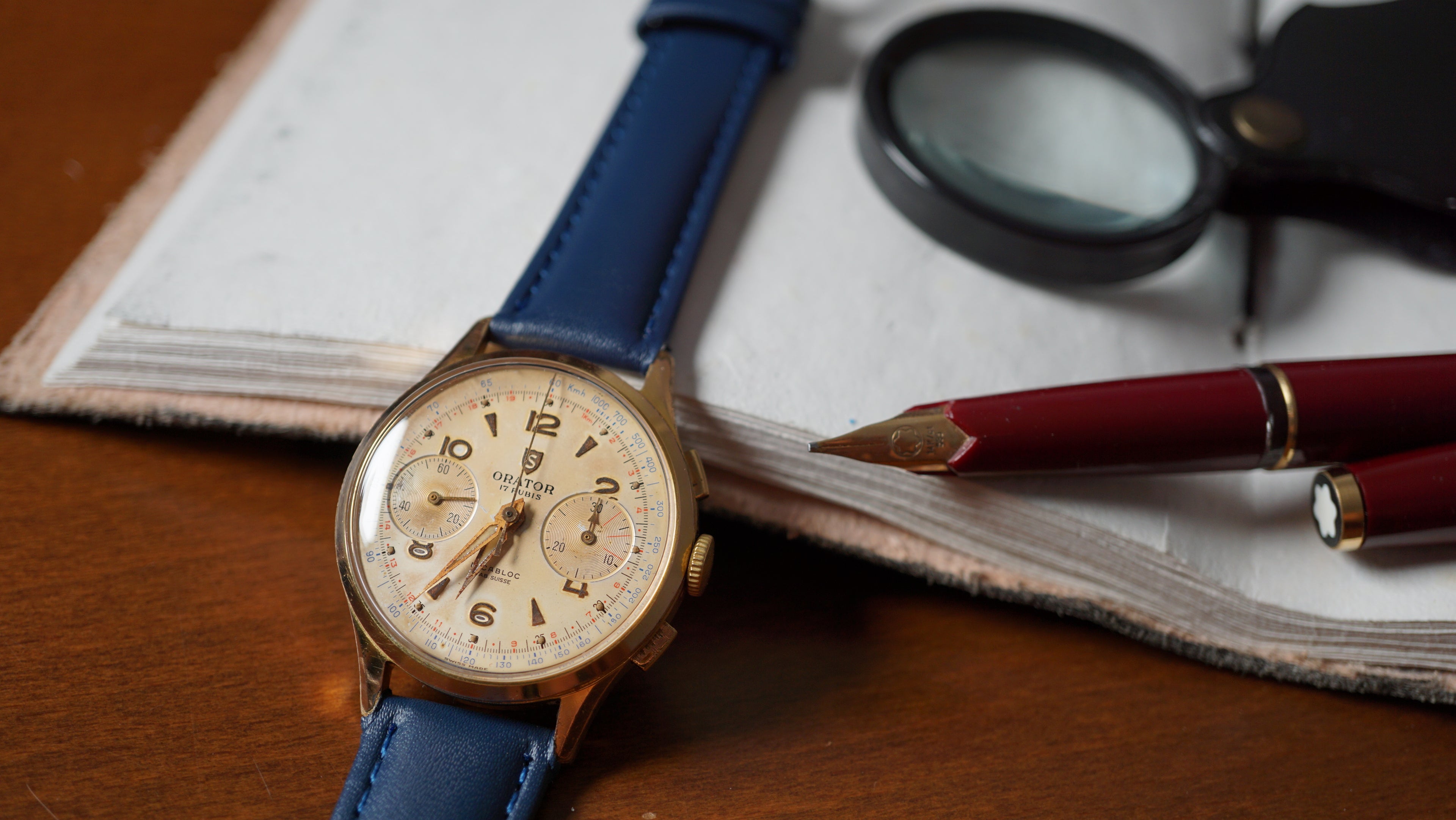 Orator chronograph champagne Tropical Gentlemen