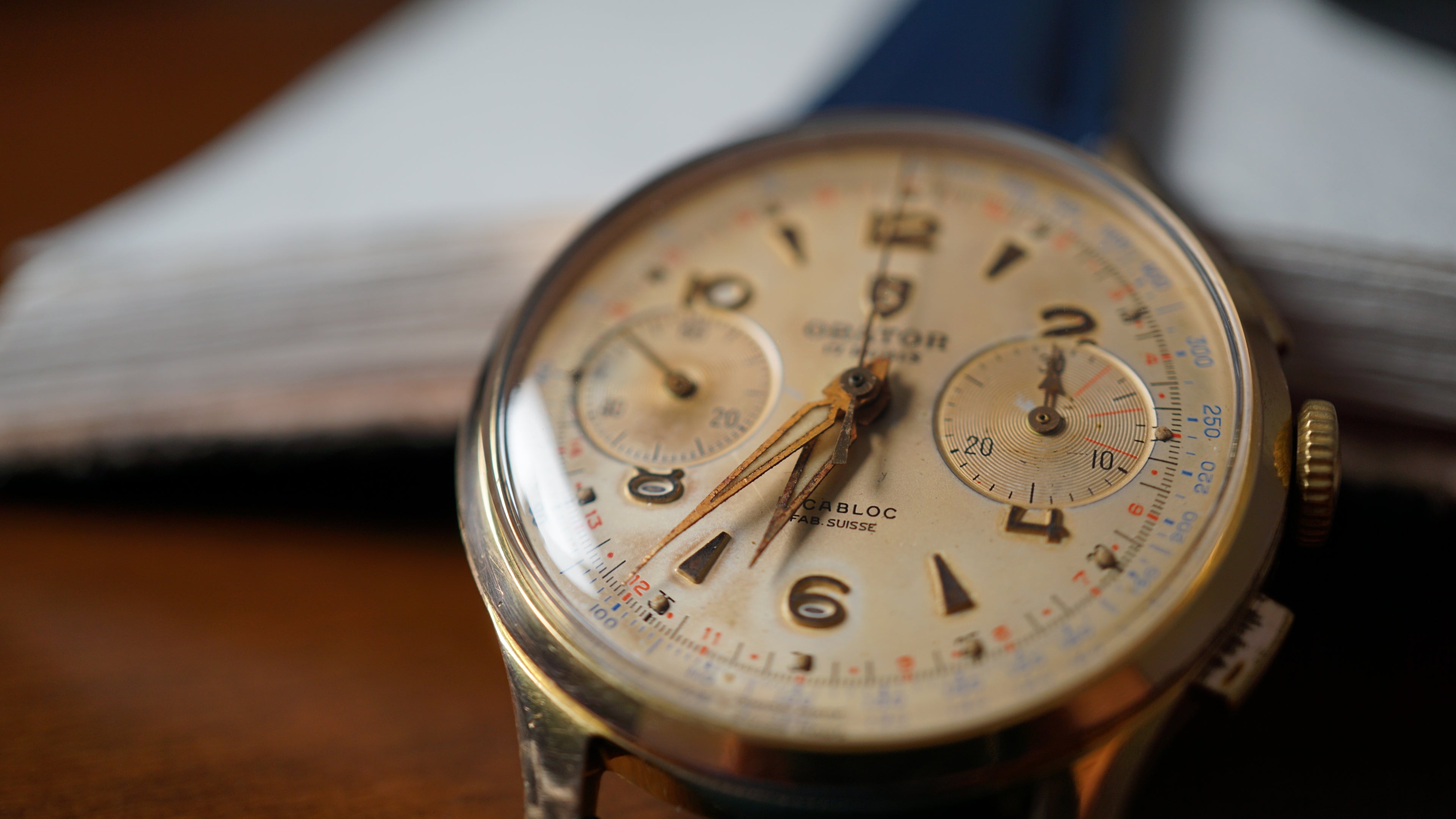 Orator chronograph champagne Tropical Gentlemen
