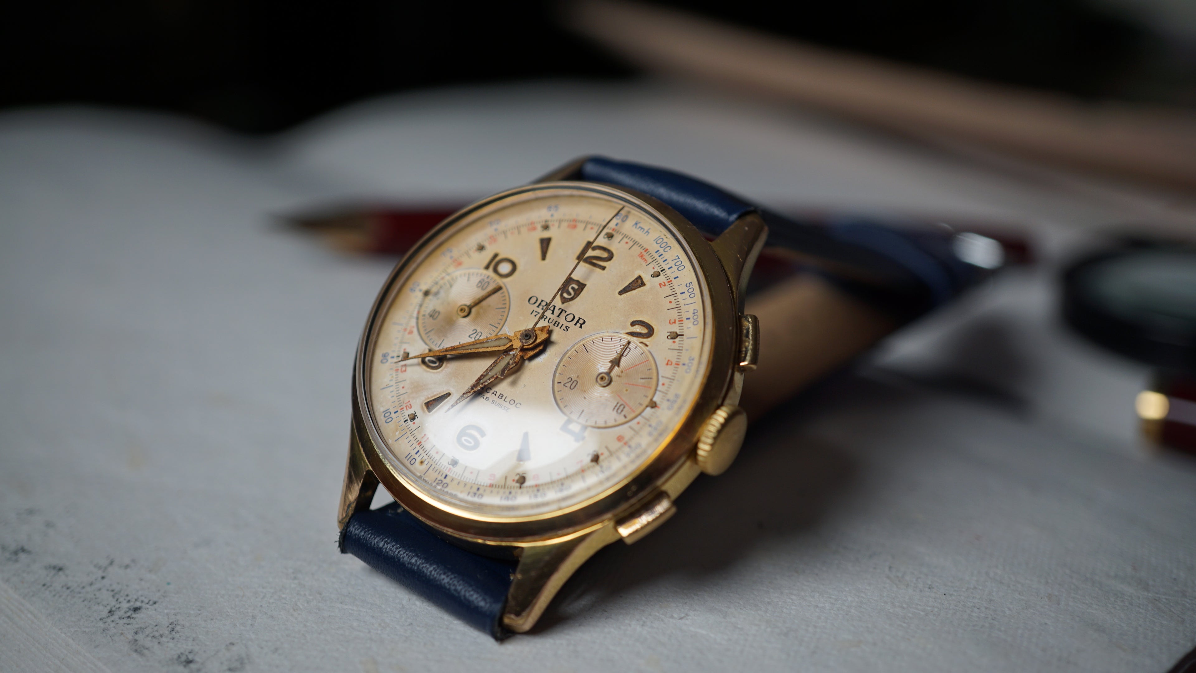 Orator chronograph champagne Tropical Gentlemen