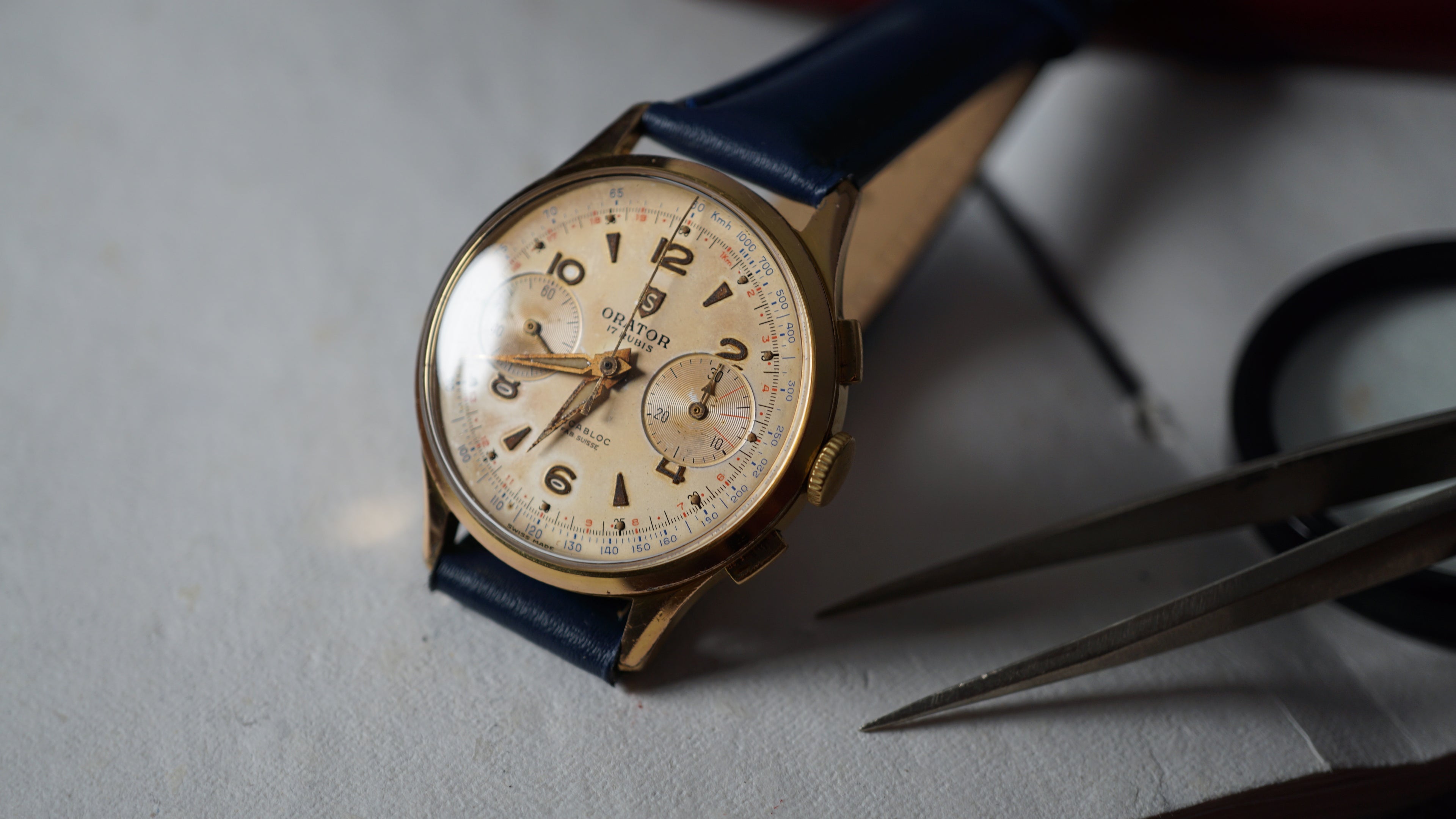 Orator chronograph champagne Tropical Gentlemen