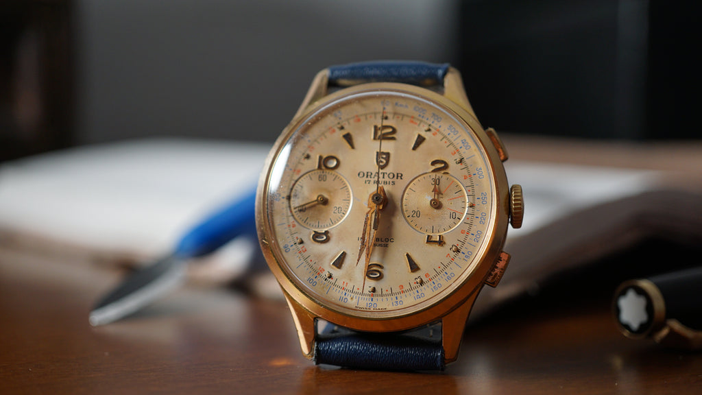 Orator chronograph champagne Tropical Gentlemen