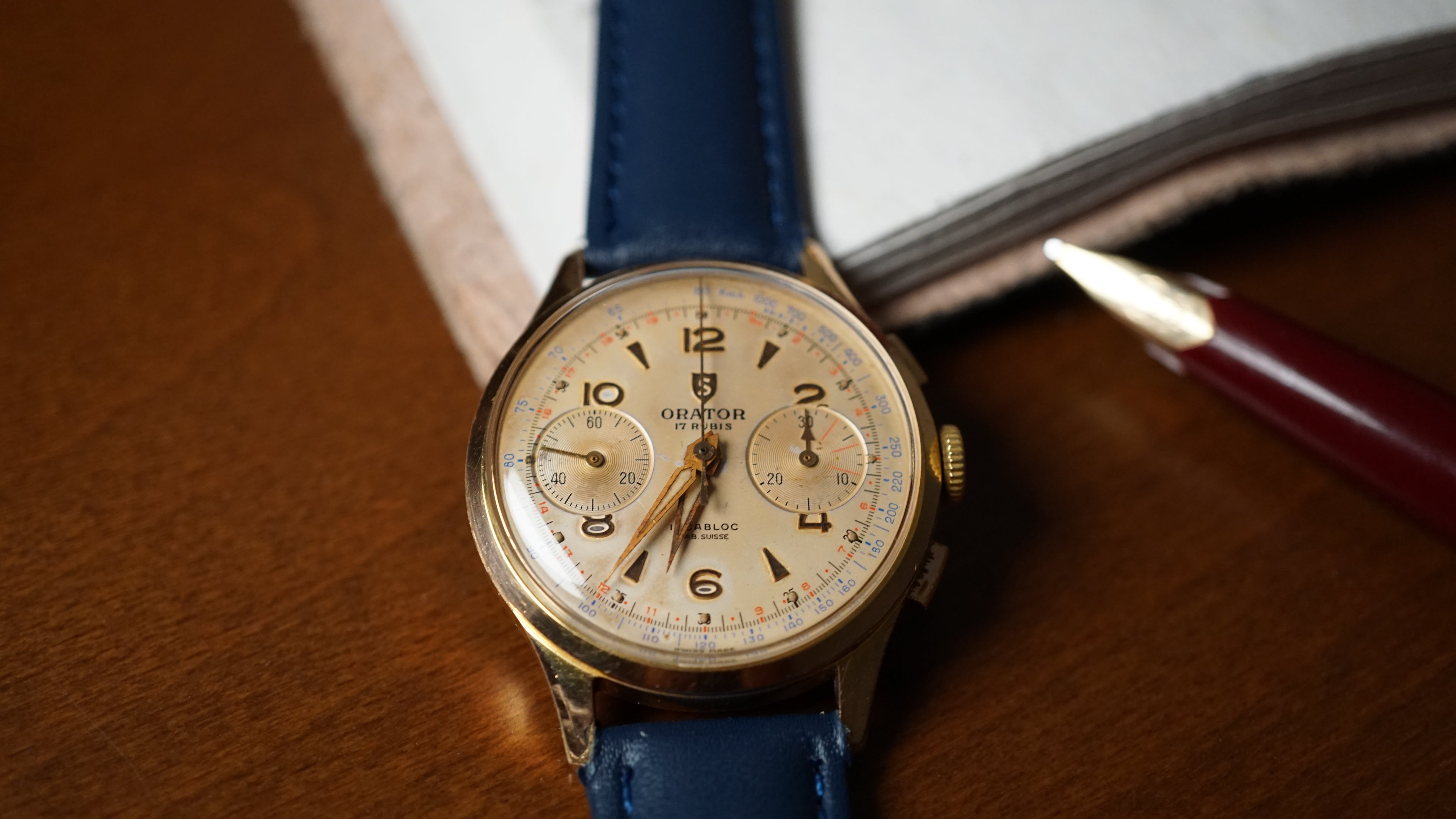 Orator chronograph champagne Tropical Gentlemen