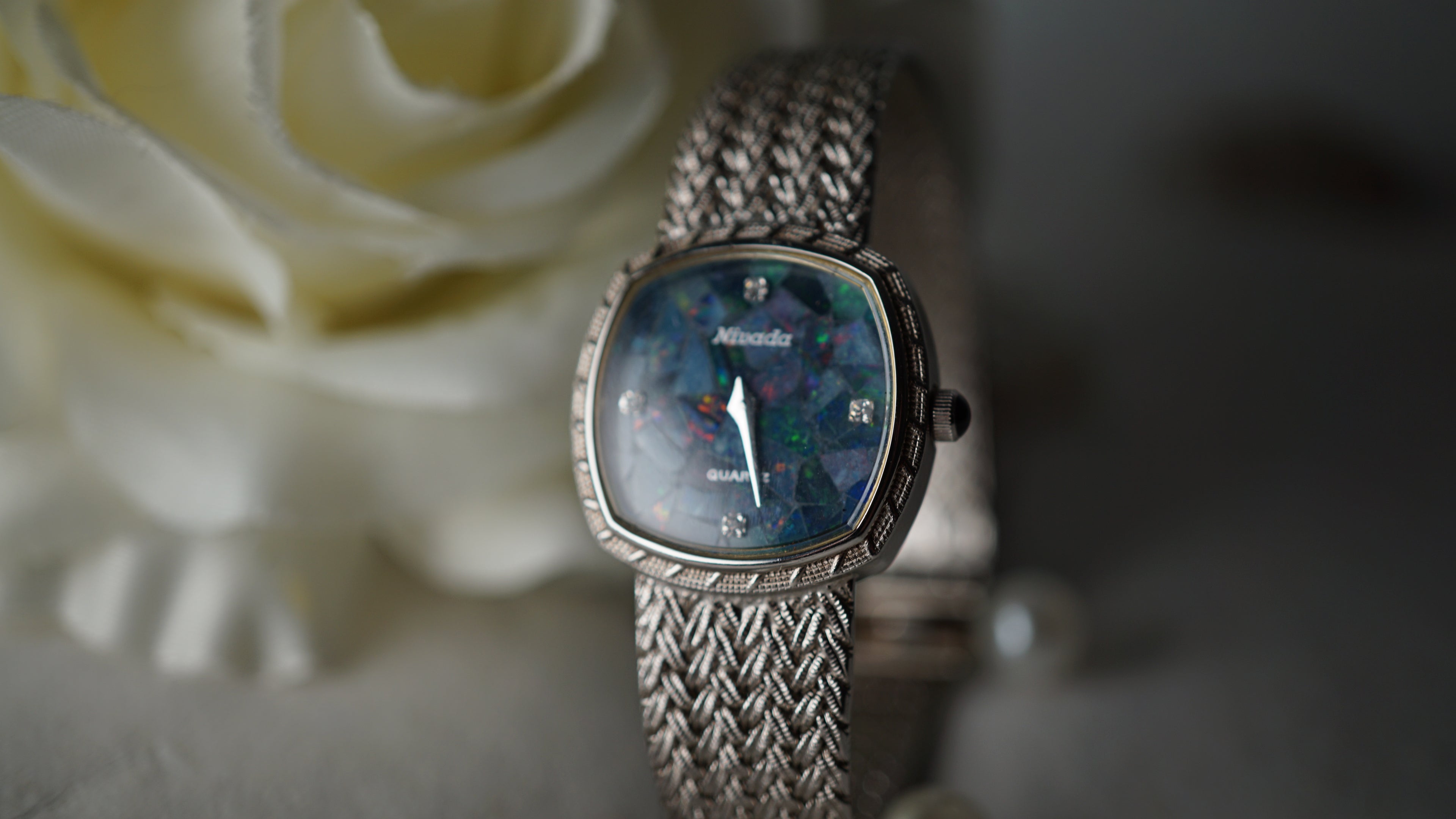 Nivada Vintage  with Opal Dial – Feminine 1970s Elegance – Pristine Condition