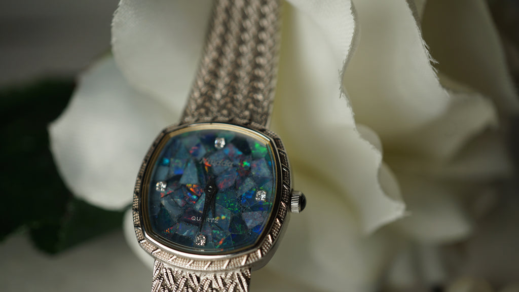 Nivada Vintage  with Opal Dial – Feminine 1970s Elegance – Pristine Condition