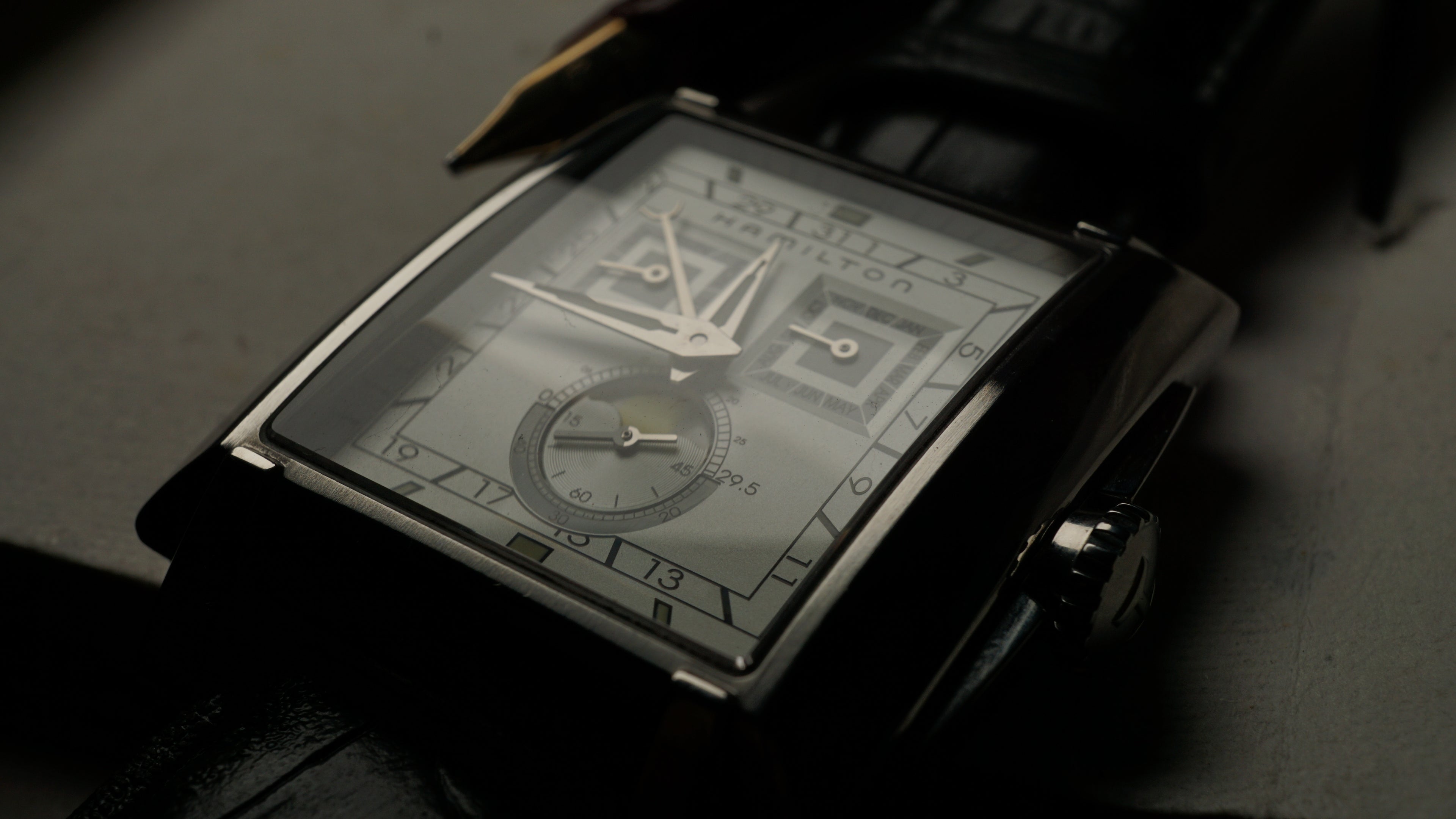 Hamilton Torrent Moonphase Chronograph – Rare Square Case