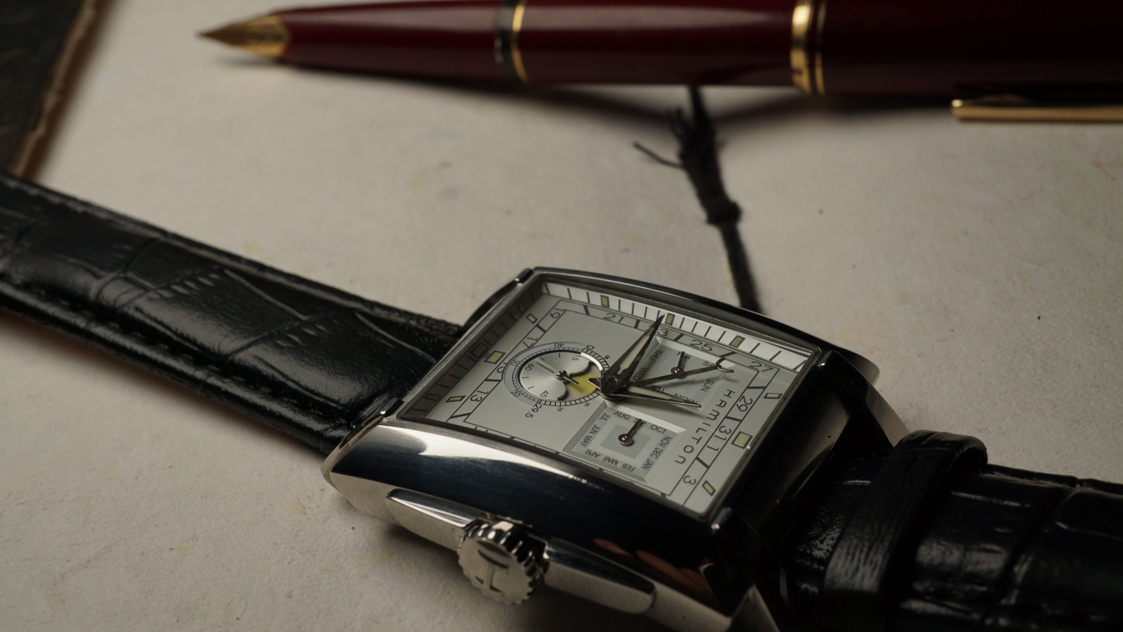 Hamilton Torrent Moonphase Chronograph – Rare Square Case
