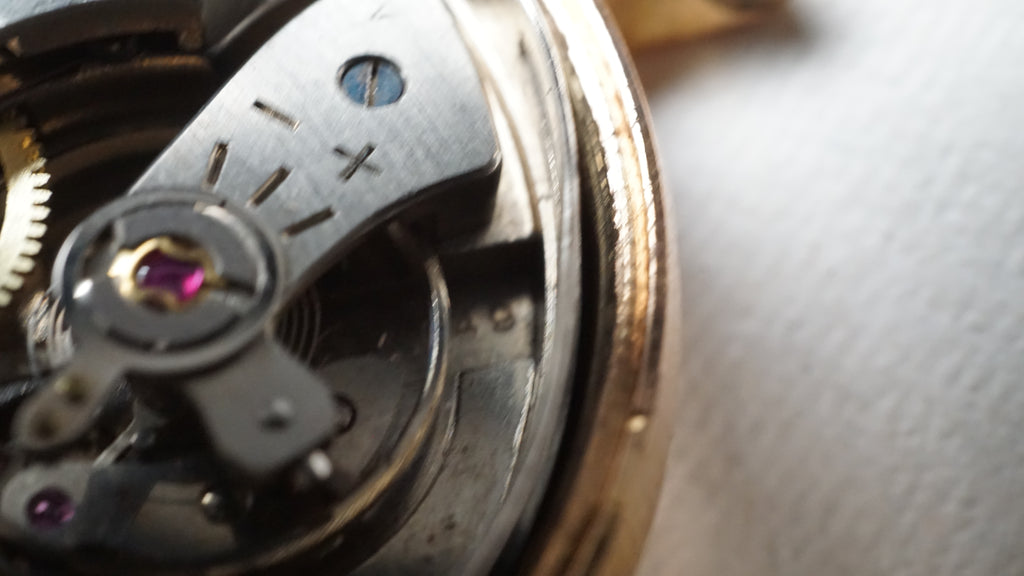 Chronograph swiss Incabloc telemeter Pilot 50s