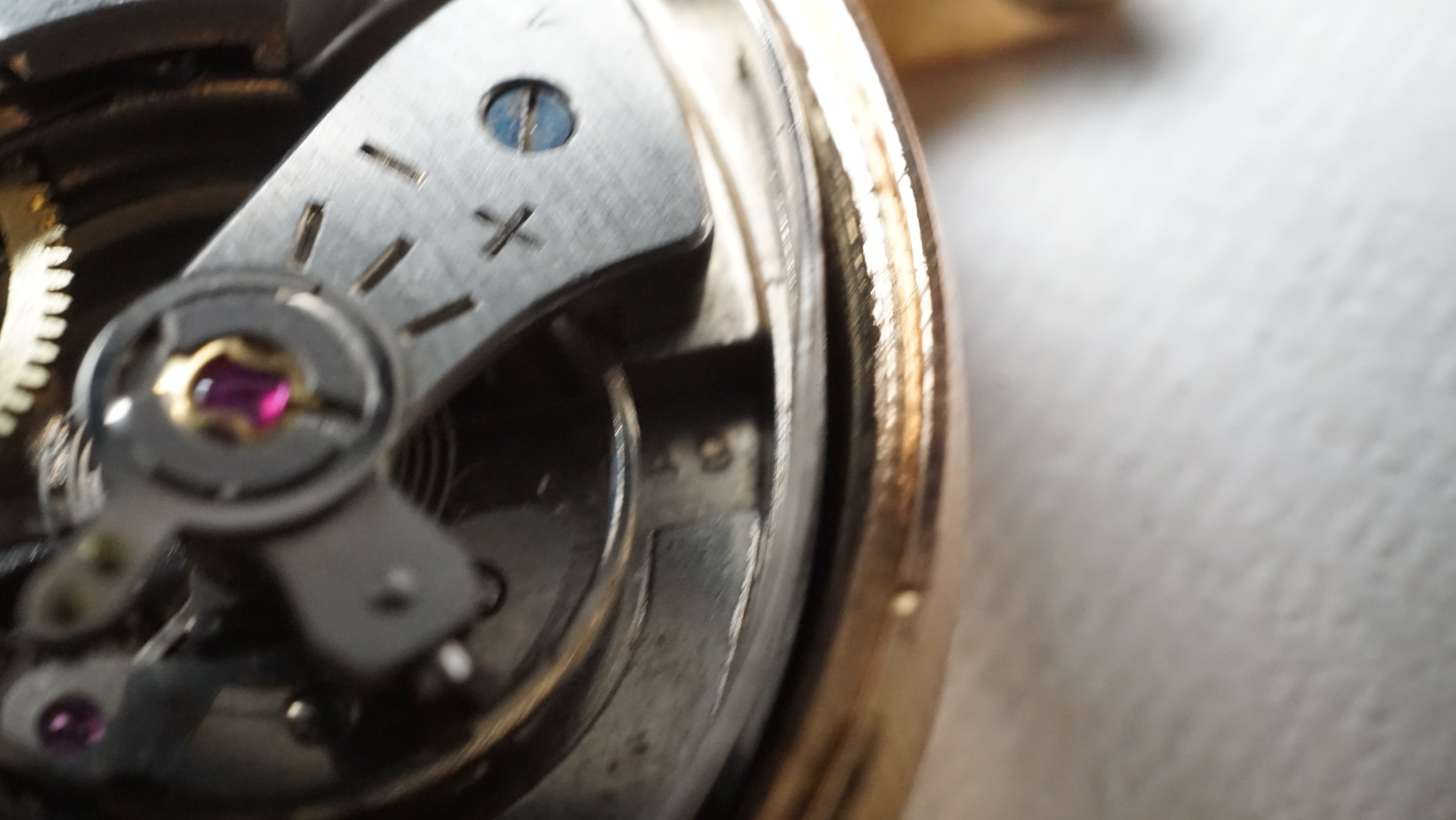 Chronograph swiss Incabloc telemeter Pilot 50s