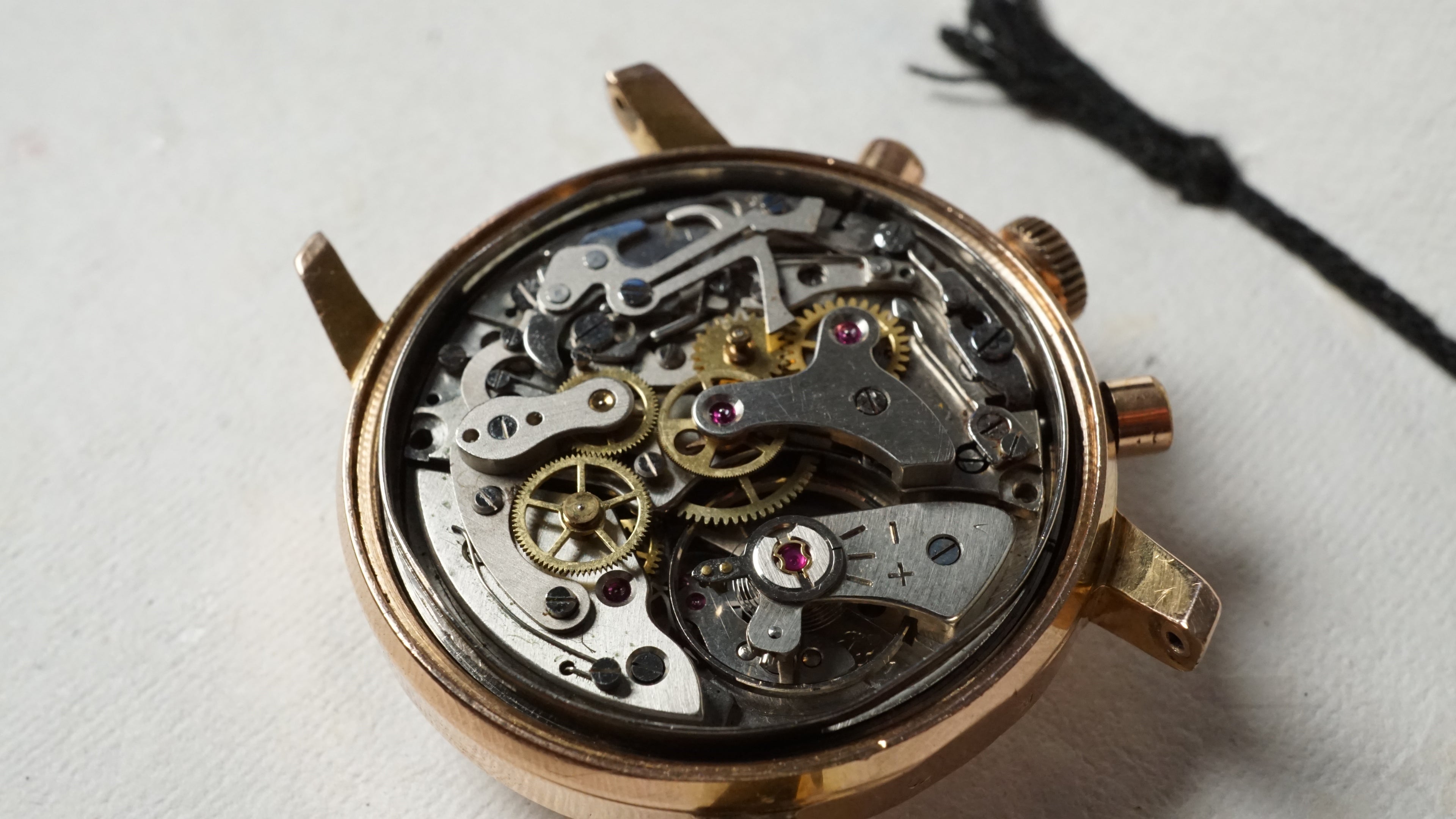Chronograph swiss Incabloc telemeter Pilot 50s