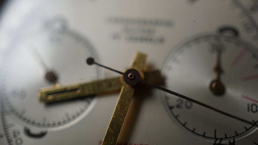 Chronograph swiss Incabloc telemeter Pilot 50s