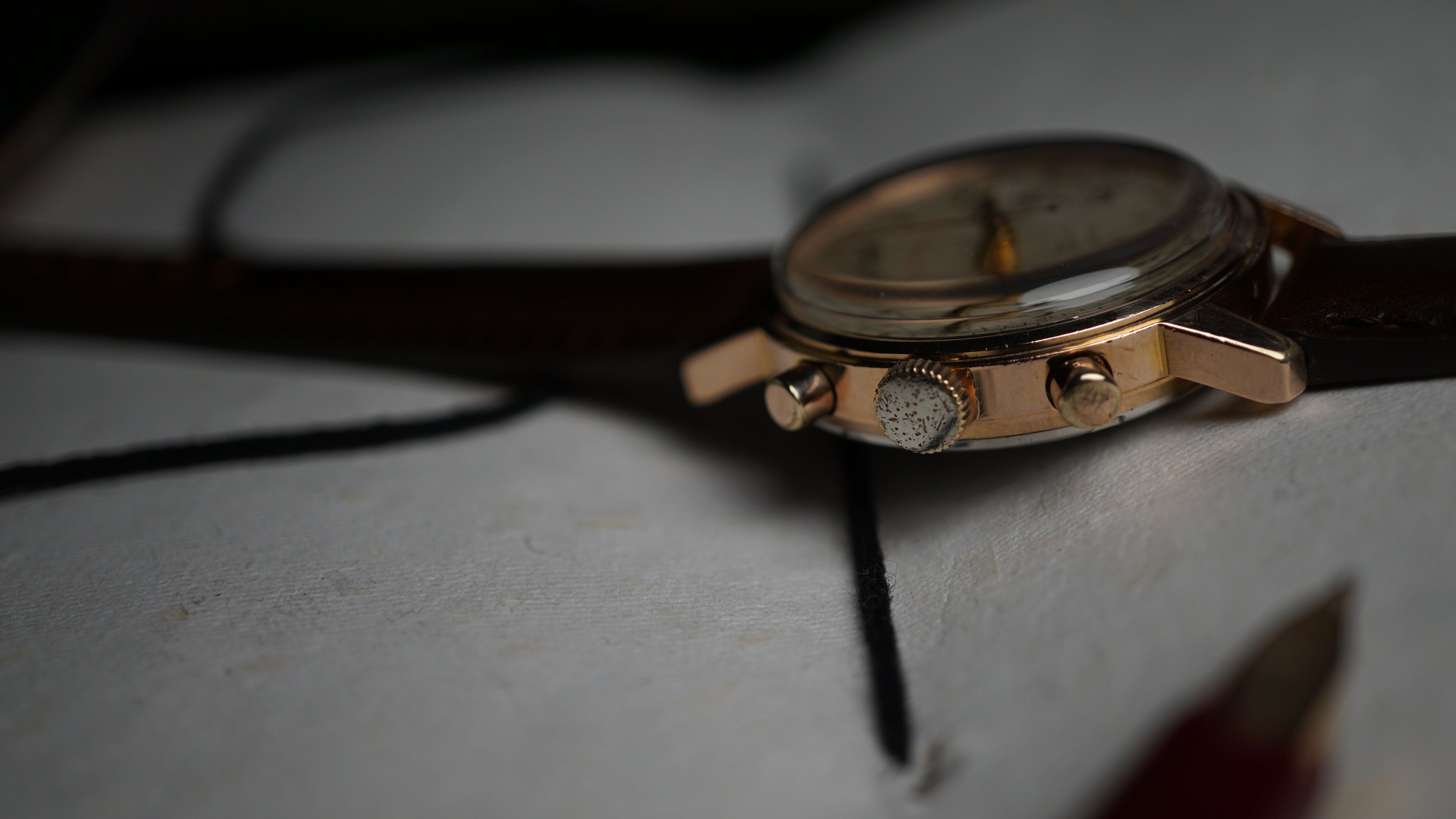 Chronograph swiss Incabloc telemeter Pilot 50s