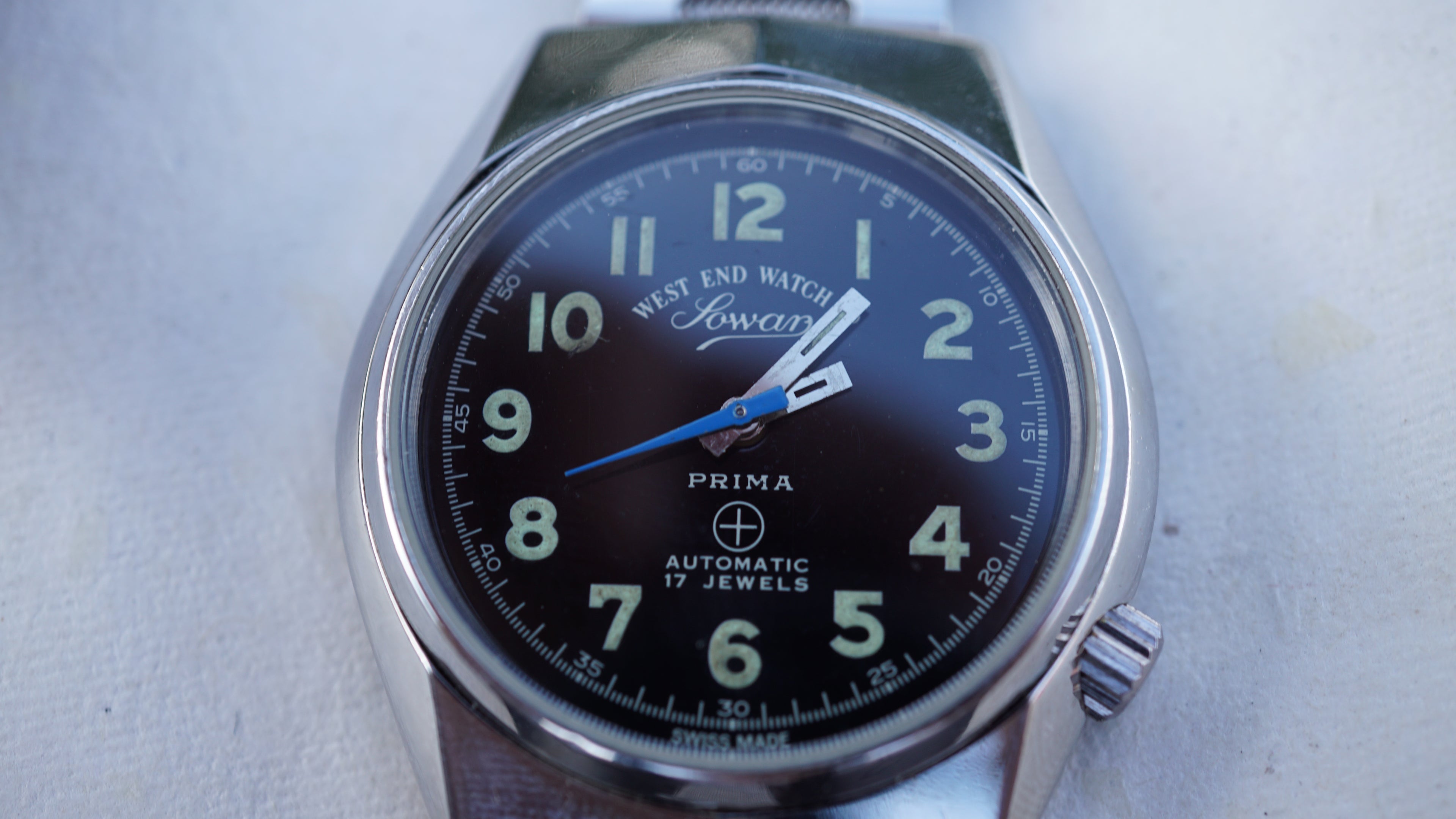 Sowar West End Watch prima A Timeless Masterpiece of Military Elegance automatic Fama Elegance