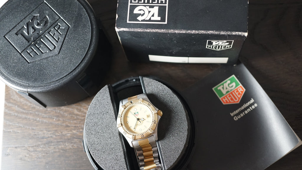 Tag Heuer 200 Quartz Complete Diver Set Dual Tone Gold