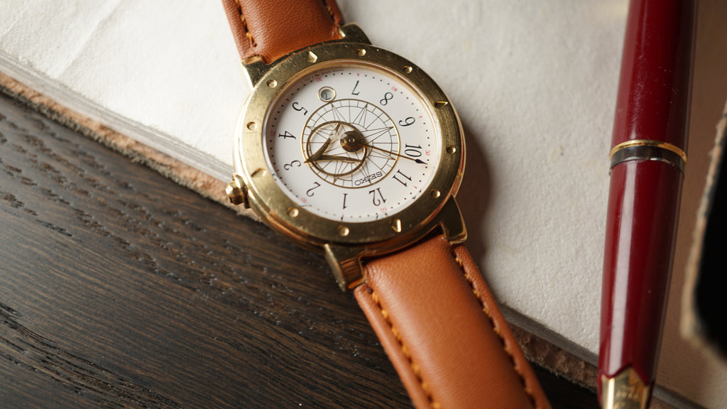 Vintage Seiko astrology chart from the 90s.