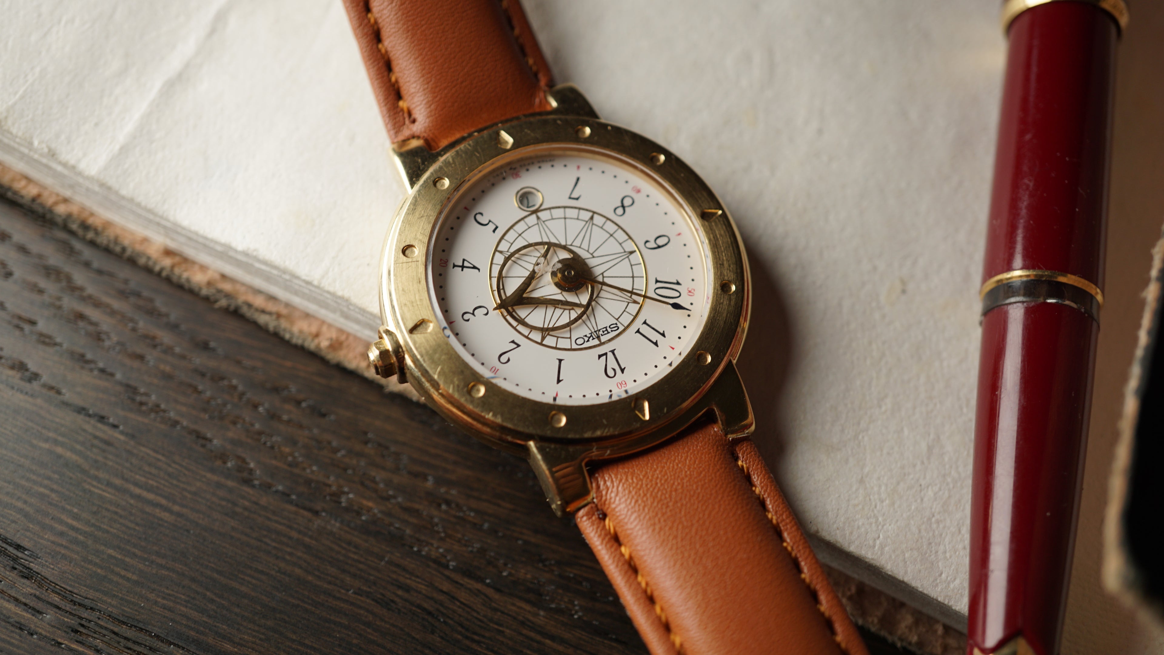 Vintage Seiko astrology chart from the 90s.