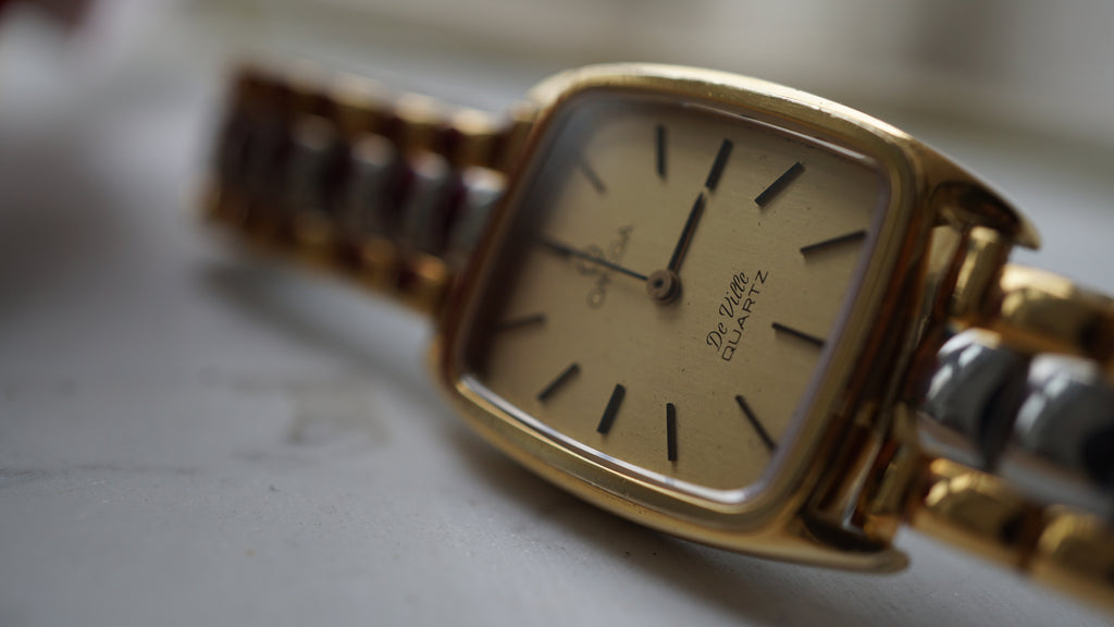 Omega de ville ladies square timeless grace